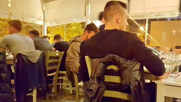 Χαλάρωσαν με δείπνο στον ΠΑΟΚ