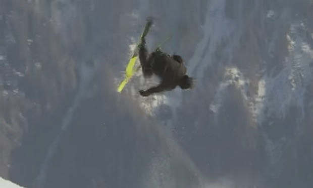 Ελβετός σκιέρ έκανε περιστροφή 1800 μοιρών!