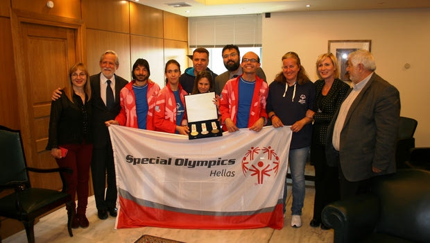 Συναντήθηκε με αντιπροσωπεία αθλητών των Special Olympics ο Βασιλειάδης