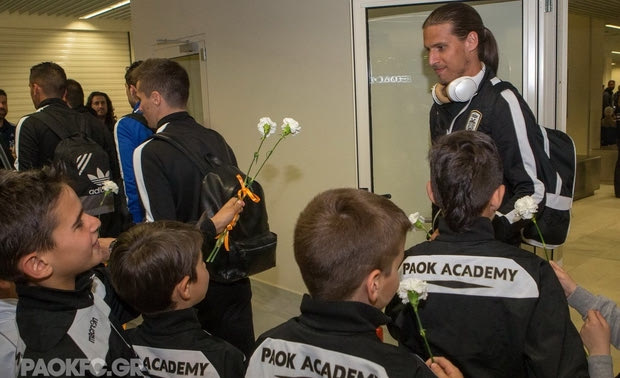 “Ζεστή” υποδοχή του ΠΑΟΚ στα Χανιά