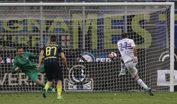 Ανατροπή στο Μιλάνο η Σαμπντόρια, 2-1 την Ίντερ