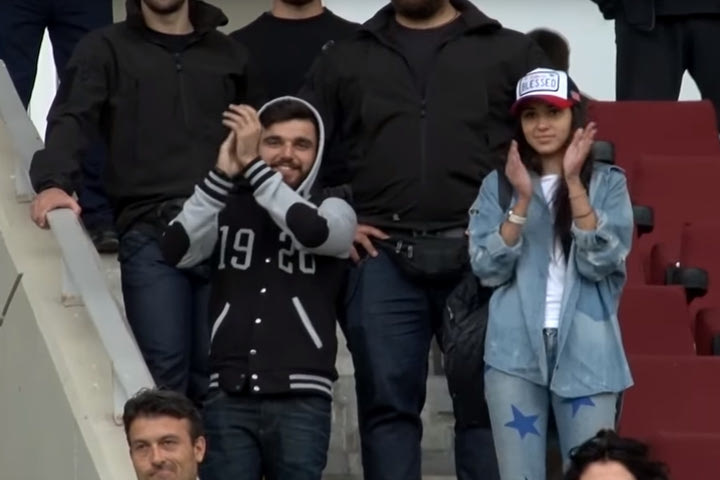 O ευτυχισμένος Σαββίδης στο AEL FC Arena