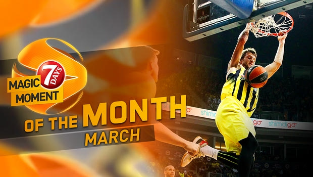 Το buzzer beater του Βέσελι είναι η 7DAYS Magic Moment του Μαρτίου