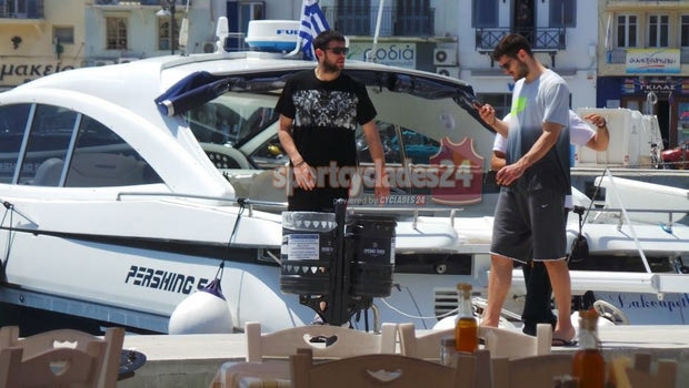 Μετά την Κύθνο, στη Σύρο οι παίκτες του Ολυμπιακού