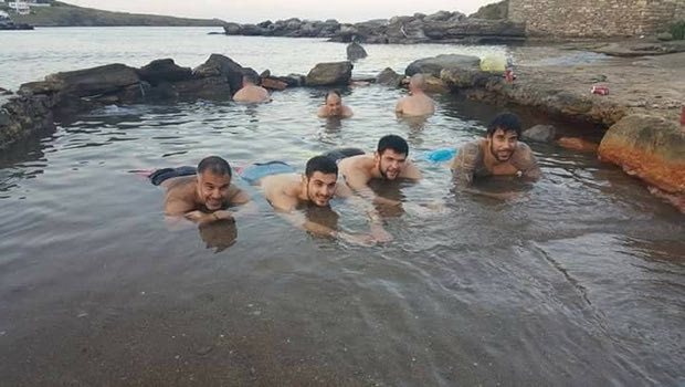 Αποθεραπεία στα ιαματικά Λουτρά της Κύθνου οι παίκτες του Ολυμπιακού