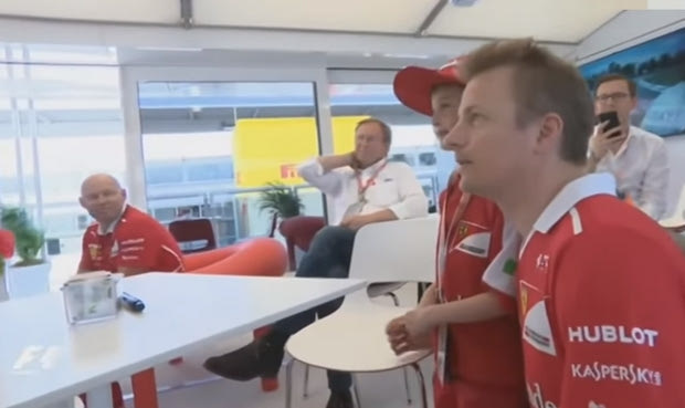 O Raikkonen έκανε ευτυχισμένο έναν πιτσιρικά
