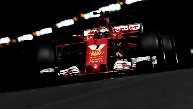 O γύρος της pole του Raikkonen