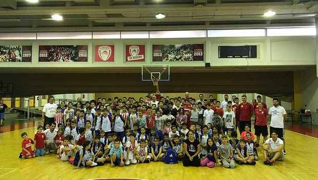 Ο Μίλαν Τόμιτς στο Summer Camp του Ολυμπιακού