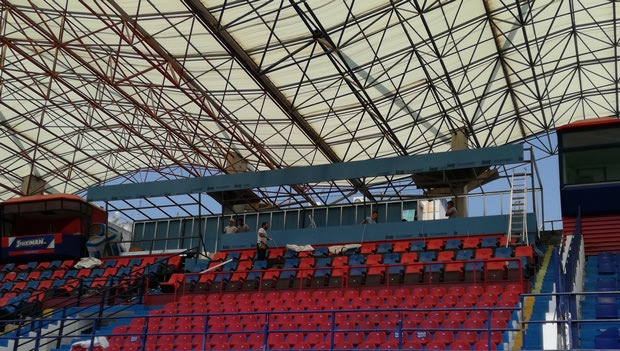 Έργα στο γήπεδο της Νέας Σμύρνης