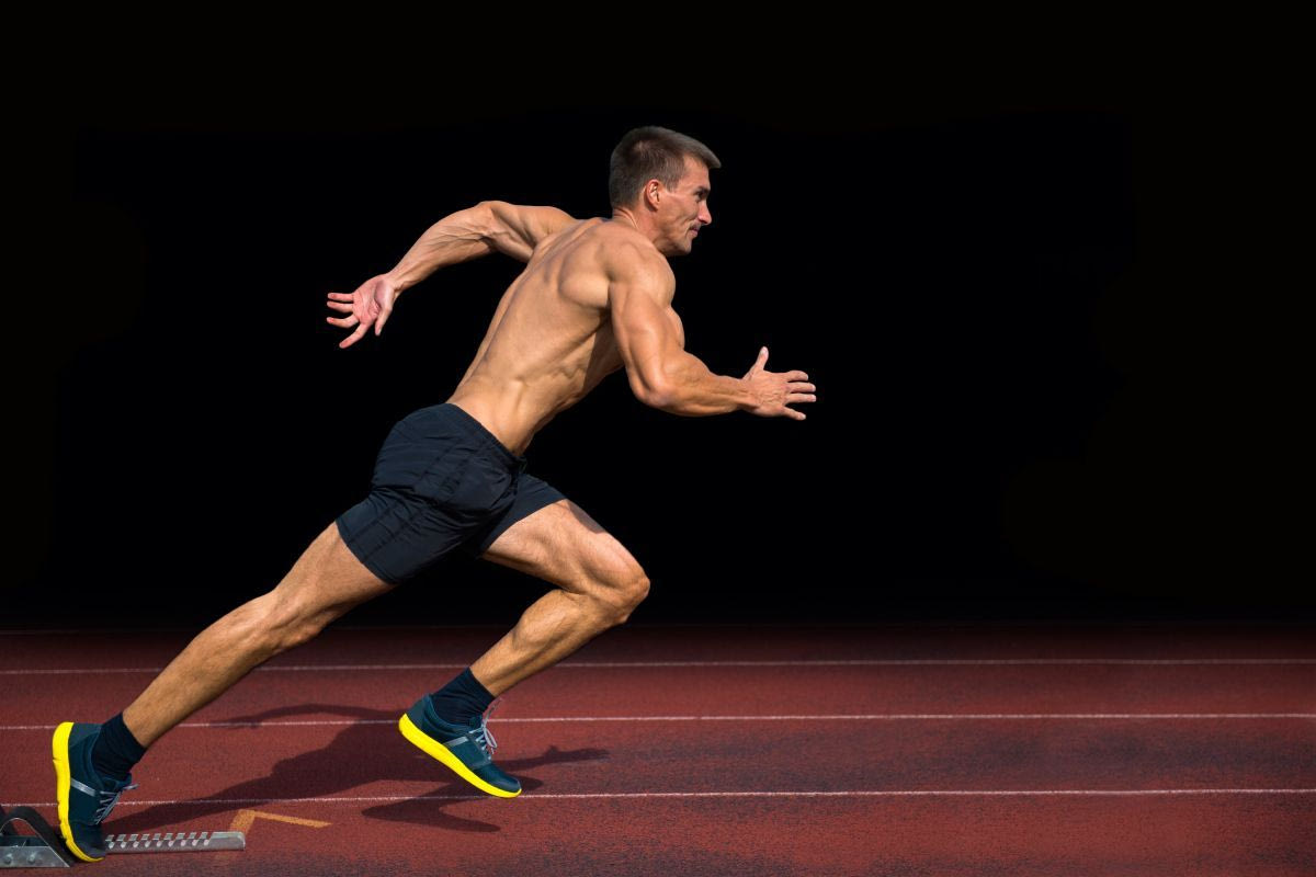 man running