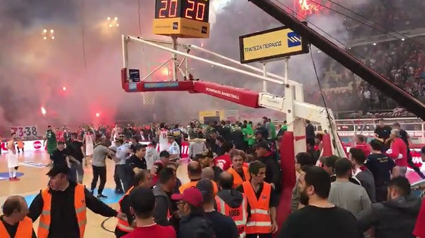 Η στιγμή της έντασης και της διακοπής του πέμπτου τελικού