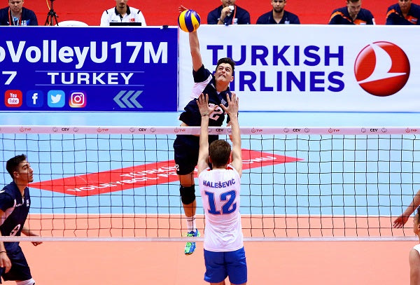 EuroVolleyU17M: Σερβία-Ελλάδα 3-1