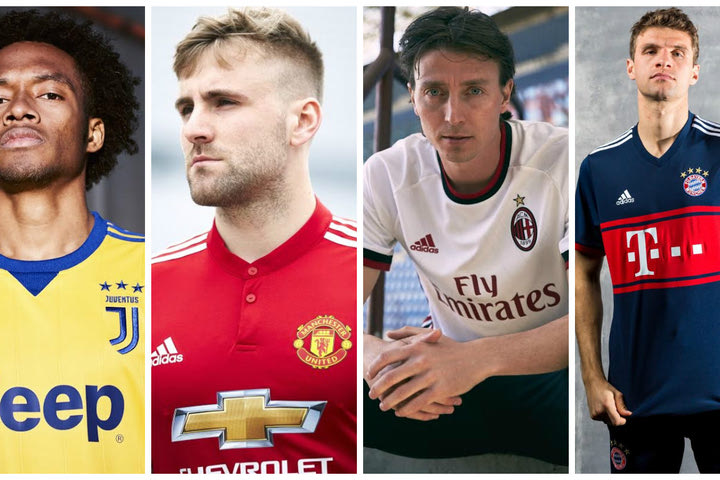 Η adidas αποκάλυψε τις εμφανίσεις των AC Milan, FC Bayern, Juventus, ManUtd