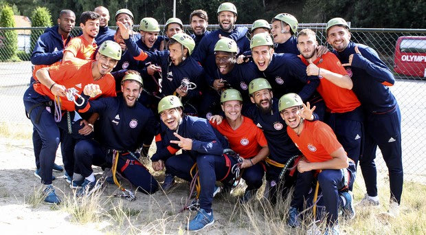 Σε adventure park οι παίκτες του Ολυμπιακού