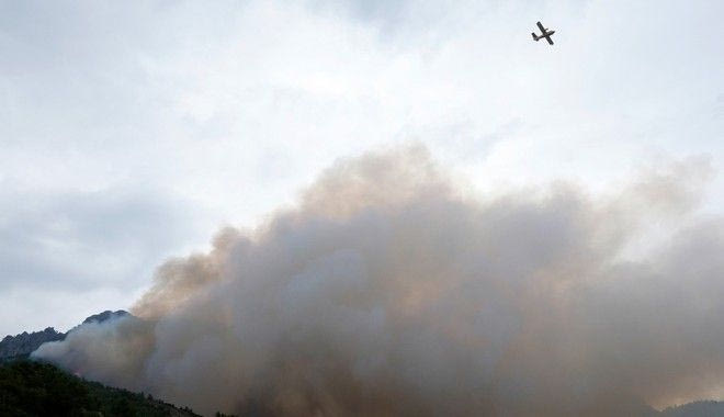 Φωτιά στο Κορωπί, δεν απειλείται το προπονητικό Κέντρο του Παναθηναϊκού