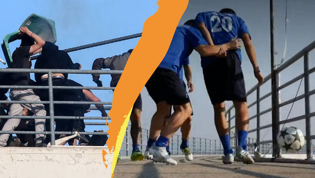 Η “πεζογέφυρα της ντροπής” έγινε τρομερό διαφημιστικό από τη Νίκη Βόλου!