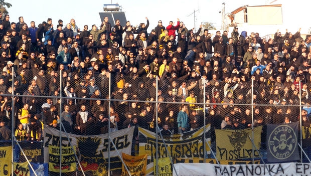 Μαζί στο Περιστέρι οι φίλοι της ΑΕΚ και της Λαμίας!