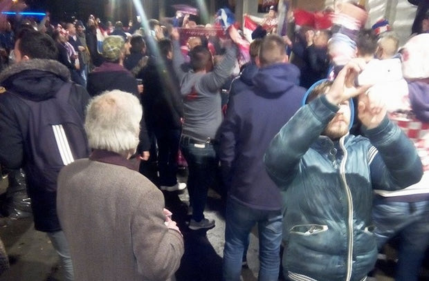 Το ξέφρενο πάρτι των Κροατών μετά τον θρίαμβο