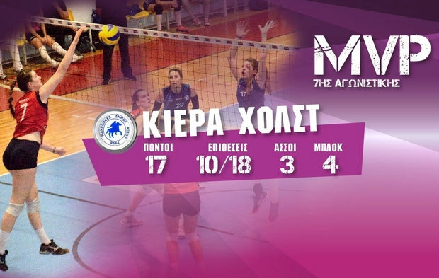 Η Κιέρα Χολστ MVP της 7ης αγωνιστικής