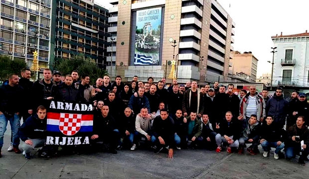 Οι οπαδοί της Ριέκα που αγνόησαν την απαγόρευση της UEFA