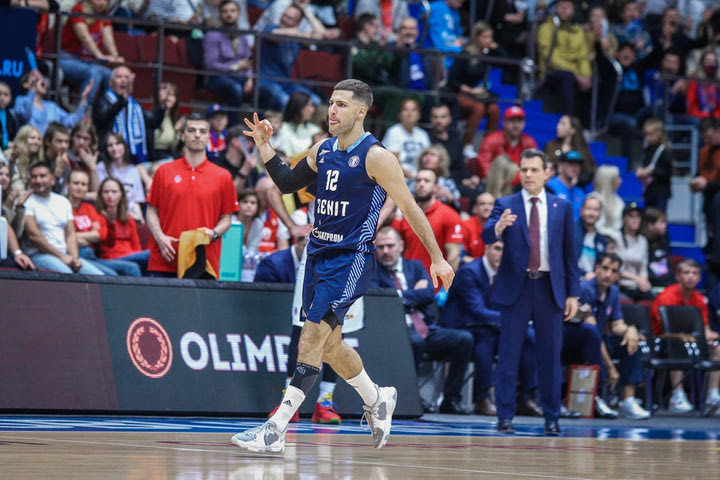 Εφτάψυχη η Ζενίτ κέρδισε την ΤΣΣΚΑ Μόσχας με 82-63, έκανε το 3-3  και έβαλε φωτιά στους τελικούς της VTB League