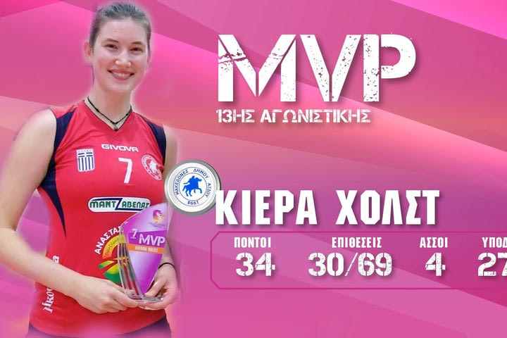 Ανυπομονεί να παίξει με τον Ολυμπιακό η MVP, Κιέρα Χολστ