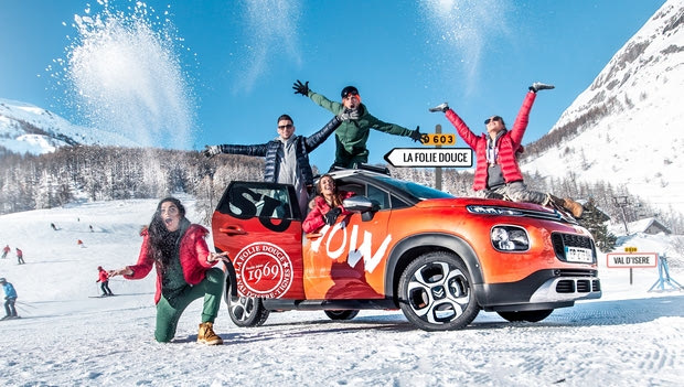 Το Citroen C3 Aircross στα χιόνια