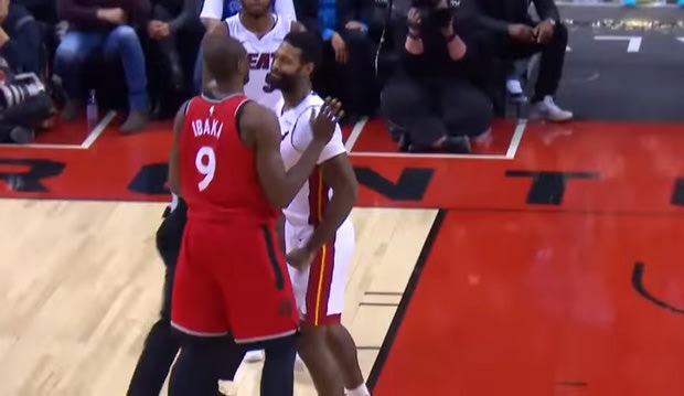 Αντάλλαξαν γροθιές και αποβλήθηκαν Serge Ibaka και James Johnson!