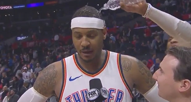 Το “mother f…er” του Carmelo Anthony σε ζωντανή μετάδοση!