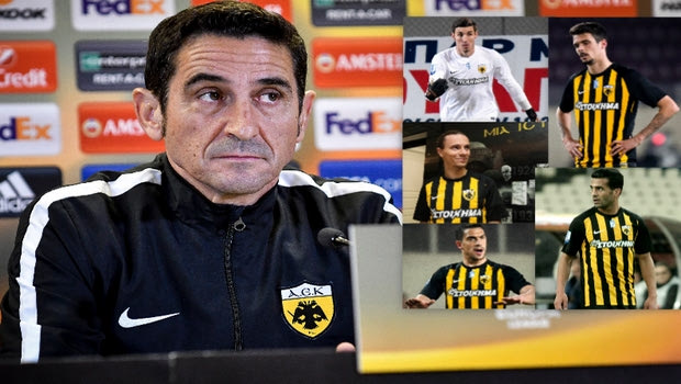 Πέντε παίκτες της ΑΕΚ για τρεις θέσεις στο Europa League