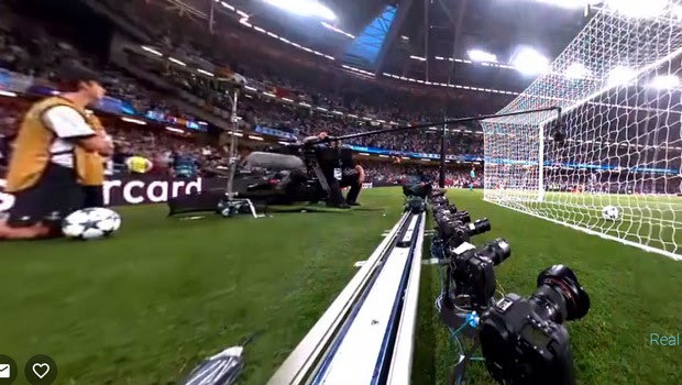 Ο τελικός Champions League μεταξύ Ρεάλ και Γιουβέντους σε λήψη 360 μοιρών