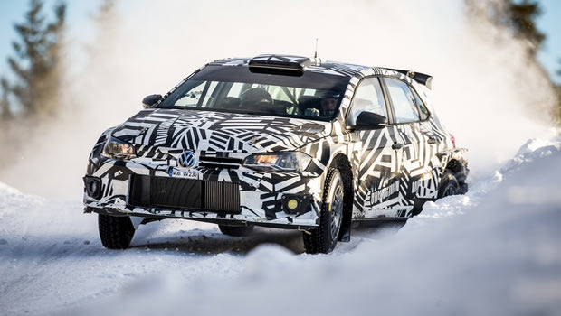 Ο Σόλμπεργκ στο χιόνι με το VW Polo R5