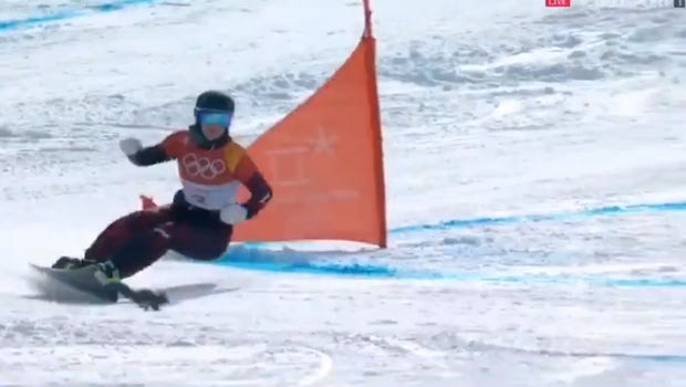 Βόλτα… θανάτου για σκίουρο σε πίστα snowboard