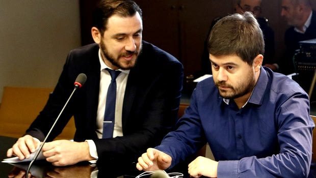 Λυσάνδρου και Γκαγκάτσης με Κομίνη στα αποδυτήρια