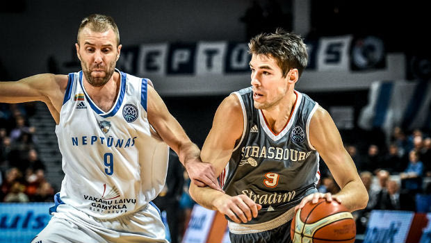 Με Ντελινινκάιτις η Νεπτούνας, 73-68 την Στρασμπούρ