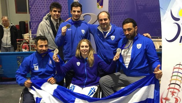“Ασημένια” τα ελληνικά σπαθιά στο Παγκόσμιο Κύπελλο της Πίζας
