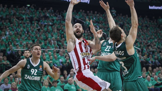 Τον κόλλησε στον τοίχο, 80-60 η Ζάλγκιρις τον Ολυμπιακό