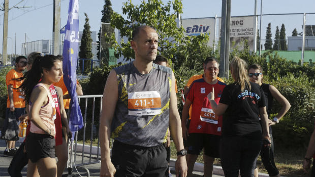 Ο Παναγιώτης Αγγελόπουλος στο “Bίκος Street Relays”