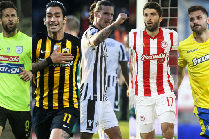Η μάχη για τον τίτλο του πρώτου σκόρερ στη Super League
