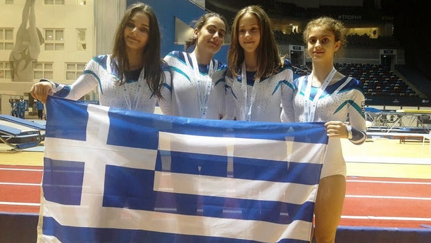 Χάλκινο μετάλλιο για την Εθνική νεανίδων στο ευρωπαϊκό τραμπολίνο