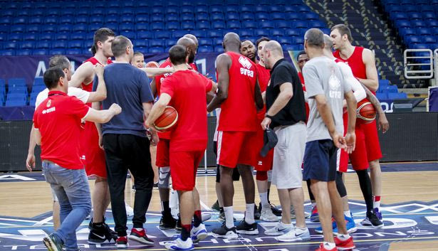 Στιγμές από την προπόνηση της Μονακό