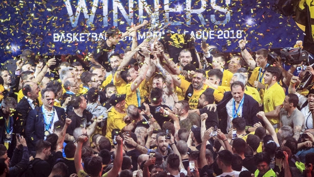 VIDEO: Η απονομή του Basketball Champions League στην ΑΕΚ