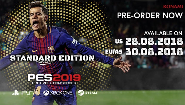 To νέο PES 2019 τα “σπάει” με Κοουτίνιο στο εξώφυλλο!