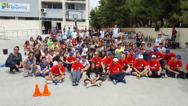 Κοντά στα παιδιά ο Ολυμπιακός και ο Καμπούρης