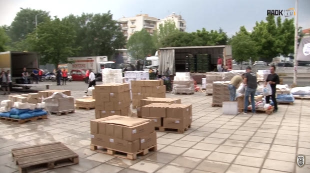 Το “ευχαριστώ” του ΑΣ ΠΑΟΚ για τη συγκέντρωση τροφίμων
