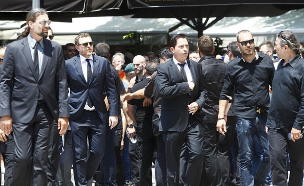 Η ομάδα του Παναθηναϊκού στη Μητρόπολη