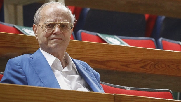Συντετριμμένος στο ΟΑΚΑ ο Θανάσης Γιαννακόπουλος