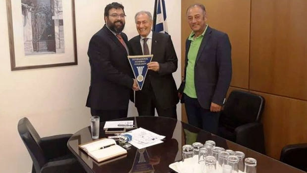 Συνάντηση Βασιλειάδη με τον Πρόεδρο της Διεθνούς Ομοσπονδίας Χάντμπολ