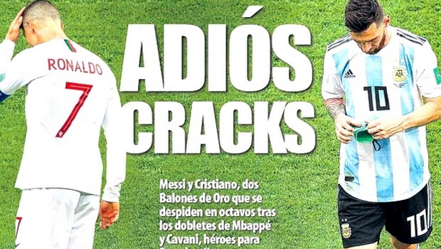 Το πρωτοσέλιδο της “Mundo Deportivo” για τον αποκλεισμό Κριστιάνο – Μέσι