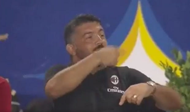 Θεϊκό τρολάρισμα Γκατούζο σε Μουρίνιο (VIDEO)
